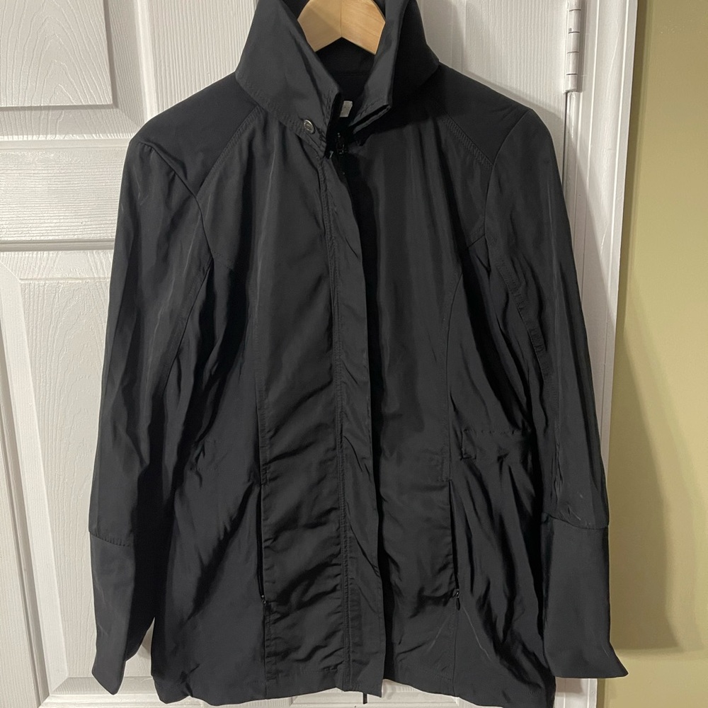 Anatomie Black Packable Travel Utility Jacket